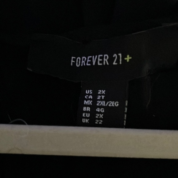 Forever 21+ Black Romper with Floral Detail - Picture 4 of 4